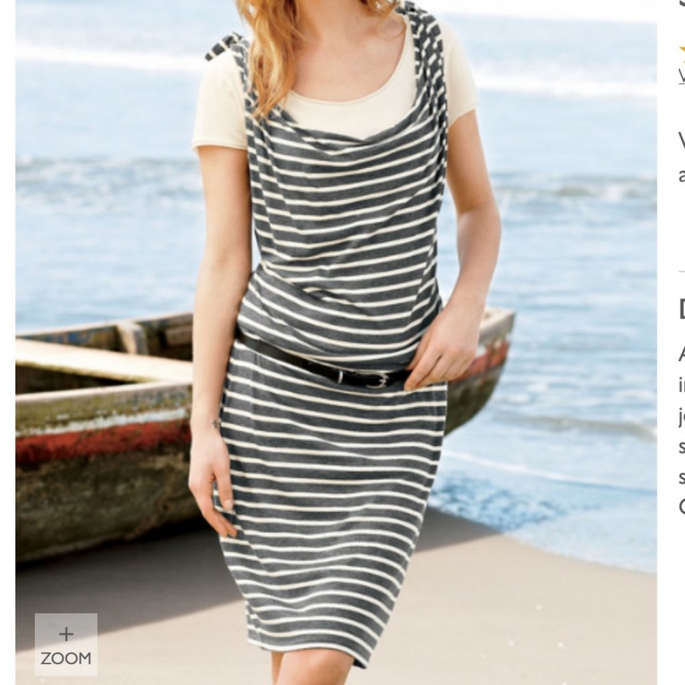 Peruvian Connection Dress with Raw Edge Tee S